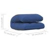 CUMYZO Folding Floor Chair Blue Fabric 4.94kg/10.87ib Floor Chairs view 2