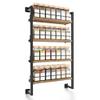 ZICOTO Space Saving Spice Rack Organizer Shelf for Wall Mount - Easy To Install Modern Hanging Racks For up to 56 Jars - Perfect Seasoning Organizer For Your Kitchen view 1