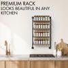 ZICOTO Space Saving Spice Rack Organizer Shelf for Wall Mount - Easy To Install Modern Hanging Racks For up to 56 Jars - Perfect Seasoning Organizer For Your Kitchen view 3