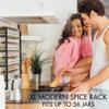ZICOTO Space Saving Spice Rack Organizer Shelf for Wall Mount - Easy To Install Modern Hanging Racks For up to 56 Jars - Perfect Seasoning Organizer For Your Kitchen view 4