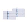 BNM Turkish Cotton Luxury Towels - Master & Guest Bath, Fast Drying, Absorbent, Heavyweight, 6 Piece Hand Towel Set, Light Blue view 1