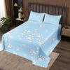 Dog Paw Print Kids Bedspread Twin Size,Cute Animals Pets Paw Toddler Coverlet Set,Girls Boys Adults Room Decor,Cartoon Dog Kawaii Fashion Quilted Coverlet,Blue Lovely Bedding Quilt,1 Pillowcase view 1