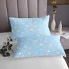 Dog Paw Print Kids Bedspread Twin Size,Cute Animals Pets Paw Toddler Coverlet Set,Girls Boys Adults Room Decor,Cartoon Dog Kawaii Fashion Quilted Coverlet,Blue Lovely Bedding Quilt,1 Pillowcase view 4