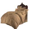 RESTURA All Season Comforter Set Ultra-Soft 800 Thread Count Egyptian Cotton Alternative Down 7 PC Comforter & Sheet Set - 1PC Comforter, Flat Sheet, Fitted Sheet & 4 Pillowcases Full XL (Taupe) view 1
