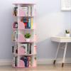 Katzowen Children's Bookshelf Organiser Bookshelf Rotation Corner Bookcase Vertical Combination Multi-Layer Storage Holder, Diameter- 46cm view 3