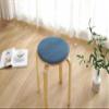 Happiness Decoration Round Seat Cushions for Stools with Ties 18-Inch Breathable Bar Stool Cushions Cover Tatami Cushion Pillow Kitchen, Home, Office Chair Pads (18 Inches, Khaki) view 2