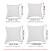 Bedding Throw Pillows Insert, 18 x 18 Inches /17 x 17/16 x 16 Inches White Square Lightweight Soft Decorative Pillow Inserts Cushion Bed and Couch Pillows Insert for Sofa view 3