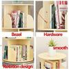 Katzowen Shelves Bookshelf Organizer Bookshelf Large Pine 360  Rotating190cm Tall Round Corner Bookcase - Easy to Assemble view 4