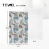 Winter Christmas Forest Animal Bear Elk Hand Towels Set of 2, Super-Absorbent Soft Hand Towels for Bathroom Hotel Gym and Spa 27.5x15.7 Inch view 4