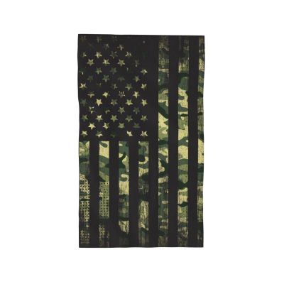 American Flag Green Camo Hand Towels Set of 2, Super-Absorbent Soft Decorative Kitchen Guest Dish Towel for Bathroom Kitchen Yoga Gym Decor 27.5x15.7 Inch