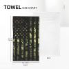American Flag Green Camo Hand Towels Set of 2, Super-Absorbent Soft Decorative Kitchen Guest Dish Towel for Bathroom Kitchen Yoga Gym Decor 27.5x15.7 Inch view 4