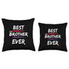 Best Step Brother Ever | Tee T- Throw Pillow view 3