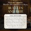 Bullets and Brie Murder Mystery Party Game, 10-12 Players, Ages 18+ view 2
