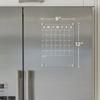 Magnetic Acrylic Month/Notes Calendar for Fridge, Wet/Dry-Erase Board for Refrigerator, Includes Magnetic Wet-Erase Marker, Optional Color Marker Set view 3
