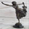Bronze Sculpture Gypsy Nude Dancer European Made by Lost Wax Method Statue Gift Home Sale Decor by Think Bronze view 1