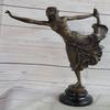 Bronze Sculpture Gypsy Nude Dancer European Made by Lost Wax Method Statue Gift Home Sale Decor by Think Bronze view 2