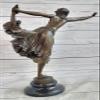 Bronze Sculpture Gypsy Nude Dancer European Made by Lost Wax Method Statue Gift Home Sale Decor by Think Bronze view 3