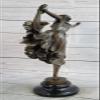 Bronze Sculpture Gypsy Nude Dancer European Made by Lost Wax Method Statue Gift Home Sale Decor by Think Bronze view 4