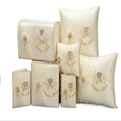 A&C Quinceaeras and More Wedding accessories Pillow set, Wedding Album Wedding Guest book Wedding Pillow Cojines de boda Our Wedding Pillows (Small Set)