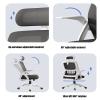 Office Chair Ergonomic Lumbar Support, High Back Mesh Computer Chair, Office Desk Chair Comfy, with Flip-up Arms, Adjustable Headrest, 360 Swivel, for Living Room, Bedroom view 4