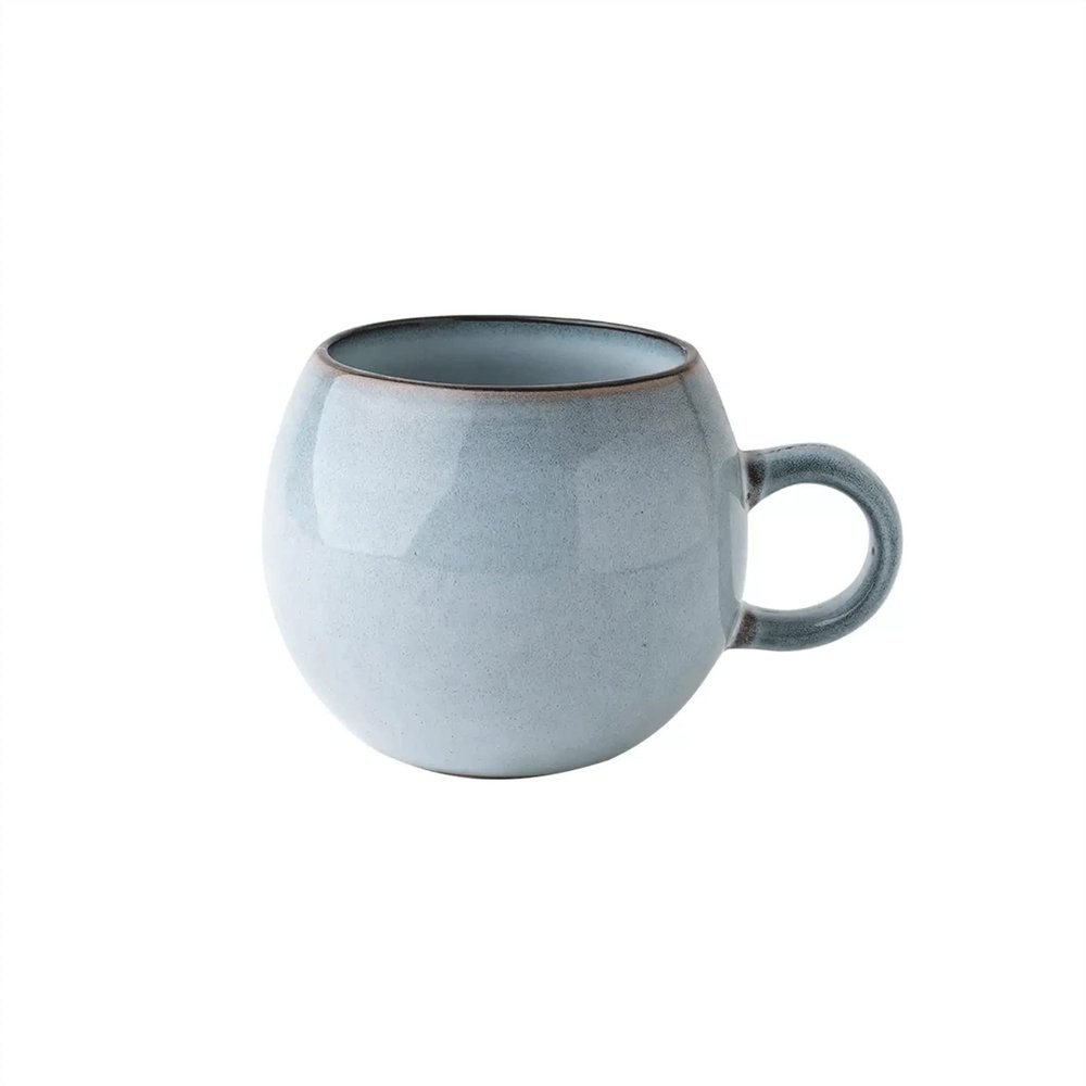 Coffee Cup 500ML Household Ceramic Latte Coffee Cup Large Capacity Mug Creative Belly Cup Creative Spherical Design Drinking Cup Tea Cup