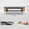 Modern Velvet Storage Ottoman with Metal Legs, Upholstered Bedroom Bench for End of Bed, Storage Benches for Bedroom Entryway Hallway Living Room, 100/80 * 43 * 45CM,100CM view 2