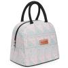 BALORAY Lunch Bag for Women Men Insulated Lunch Box for Adult Reusable Lunch Tote Bag for Work, Picnic or Travel (Triangle, M) view 1