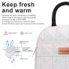 BALORAY Lunch Bag for Women Men Insulated Lunch Box for Adult Reusable Lunch Tote Bag for Work, Picnic or Travel (Triangle, M) view 4