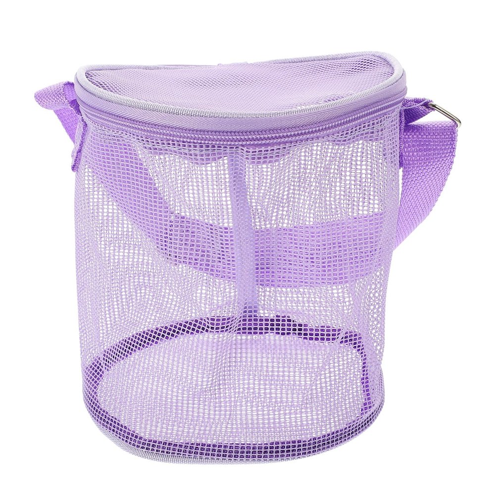 Yardenfun Beach Storage Bag Kids Crossbody Bag Tote Purse Organizer Insert Mesh Toy s Beach Shoulder Pool Towels Quick Dry Net Tote Supply Children Kids