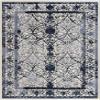 Rugs.com - Miranda Collection Rug 7' 10 x 11' Ivory and Blue Area Rug Stain-Resistant Traditional Floral Carpet for Living Room, Bedroom, and Large Dining Spaces view 2
