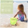 Yardenfun Outdoor Boy Girl Beach Toy Organizer Portable Mesh Beach Bag for Sand Play for Collecting Shells and Toys Lightweight Bucket for Boys and Girls view 2