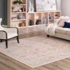 Rugs.com Whitney Collection Rug  8' Square Powder Pink Low Rug Perfect for Living Rooms, Kitchens, Entryways view 1