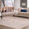Rugs.com Whitney Collection Rug  8' Square Powder Pink Low Rug Perfect for Living Rooms, Kitchens, Entryways view 3