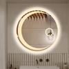 LED Bathroom Mirror,Bathroom Makeup Mirror,Modern Circle Mirror,Wall Mounted Vanity Mirror with Lights,Energy-Saving,3 Times Face Magnification,for Bathrooms, Entryways, Living Rooms and Wall Decor ( view 1