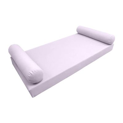 DBM IMPORTS *Cover ONLY*-Style 5 Outdoor Daybed Mattress Bolster Pillow Slipcovers Knife Edge Twin -AD107