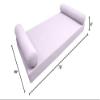 DBM IMPORTS *Cover ONLY*-Style 5 Outdoor Daybed Mattress Bolster Pillow Slipcovers Knife Edge Twin -AD107 view 2