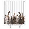 ASVEAS Tropical Leaves Shower Curtain Palm Leaf Botanical Plant Modern Summer Simple Fabric Home Bathroom Decor Set with Hook67" Wx70 H view 3