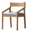 PAASHE Office Chair Solid Wood Desk Chair Thickened Comfort Sponge Cushion Computer Chair Home Office Executive Chairs view 1