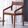 PAASHE Office Chair Solid Wood Desk Chair Thickened Comfort Sponge Cushion Computer Chair Home Office Executive Chairs view 2