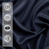 Navy Blue RV Camper Small Curtains for Travel Trailers,Set 2 Panels Rod Pocket Room Darkening Blackout Dark Blue Cafe Tier Short Curtains 36 Inch Length for Bathroom Kitchen Bunk Bedroom,W 42 x L 36 view 4