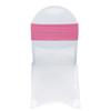 4 Way Stretchy Spandex Bands (Pack of 10), Chair Sashes/Bows (Fuchsia) view 1