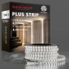 Shine Decor Plus LED Strip Lights AC 120V, Connectable Double Row Bright Rope Light, ETL IP65 Waterproof & Weather-Resistant for Accent Lighting, 7x17mm, 6000K Cool White, 50FT view 1