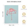 Flamingo Blue Background Poster Children's Room Office Decoration Wall Art Wall Art Paintings Canvas Wall Decor Home Decor Living Room Decor Aesthetic 20x26inch(51x66cm) Frame-Style view 2