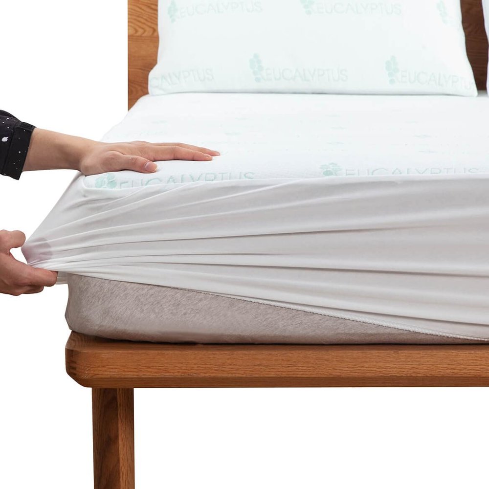 Eucalyptus Scented Mattress Cover, Polyester, Plush Comfort, Exlusively Designed by OakRidgeTM, King