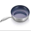 Eternal Living Nonstick Frying Pans Stainless Steel and Ceramic Infused Skillet, Blue 11 view 2