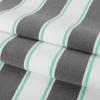 Aston & Arden Striped Beach Towel - Oversized 35 x 70 Soft Plush Thick Cotton, 600 GMS Heavy & Luxury for Pool Chairs, Resort, and Hot Tub, Grey/Green view 2