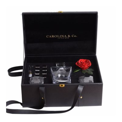 Carolina Whiskey Box Gift Set (RED)