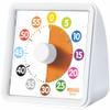Color Visual Timer for Kids, Preschoolers & Toddlers - Silent Classroom and Home 60-Minute Countdown Clock, Time Management Tool view 1