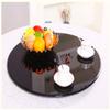 FREAZE Black Glass Table Top 20in 40in, Round Tempered Glass for Dining Table/Coffee Table, Thick 8mm, Hotel Tempered Glass Tabletop Decorative (Size : 60cm/24in) view 1