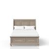 Bernards Prescott King Storage Bed Panel, Weathered Taupe Gray view 2